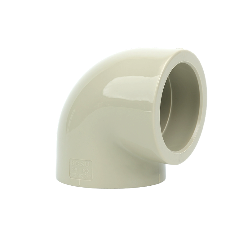 β--PPH 90-Grad-Winkel-Thermofusionsmuffenanschluss 1,6 MPa