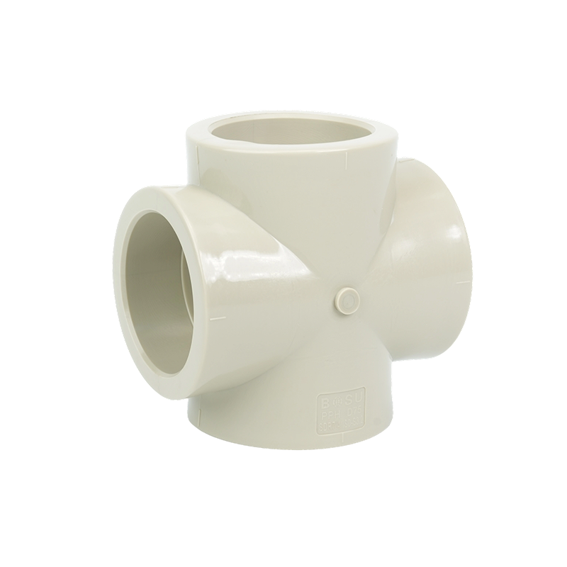 β--PPH Equal Cross Socket Fusion Fitting 1,6 MPa